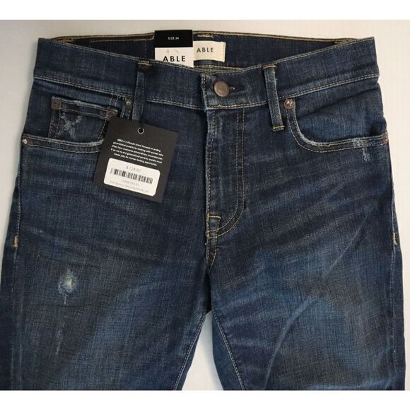 Able x Fashionable Women's Sz 24 The Skinny Aracelly Wash Denim Jeans - Picture 6 of 10